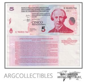 Argentina Billete 5 Pesos 2001 EC-203R XF+ (Lecop) (Reposicion)
