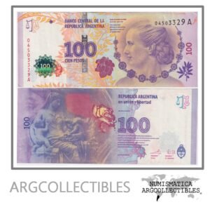 Argentina Billete 100 pesos 2012 P-358a/C-001 XF (Serie A)