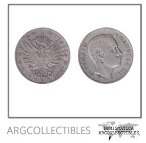 Italia Moneda 1 Lira 1902 R Plata 835 Vittorio Emanuele III KM-32 VF+