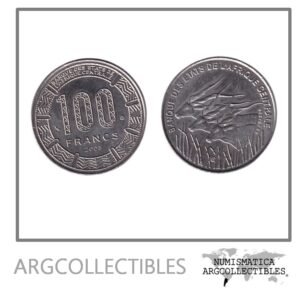Africa Central Moneda 100 Francos 2003 Niquel KM-13 UNC