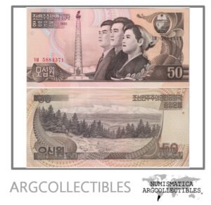 Corea del Norte Billete 50 Won 1992 P-42 UNC