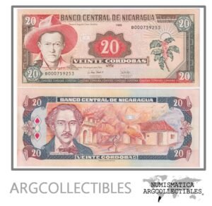 Nicaragua Billete 20 Cordobas 1995 P-182 UNC