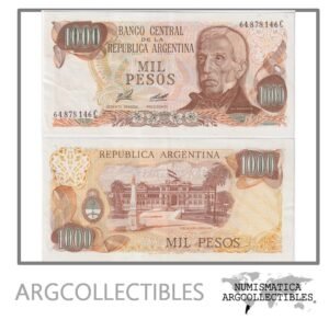 Argentina Billete 1.000 Pesos 1976 P-304b/BOT-2445 XF+ (Serie C)