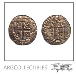 Peru (Lima) Moneda 8 Escudos 1736 Laton Replica Macuquina KM-38.2
