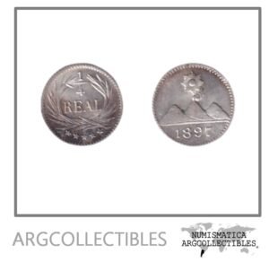 Guatemala Moneda 1/4 Real 1897 Plata 835 KM-162 UNC