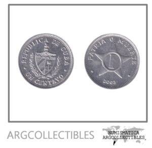 Cuba Moneda 1 Centavo 2003 Aluminio KM-33.3 UNC