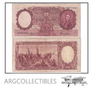 Argentina Billete 100 Pesos 1948 P-267b/BOT-2036 VF (Serie A)