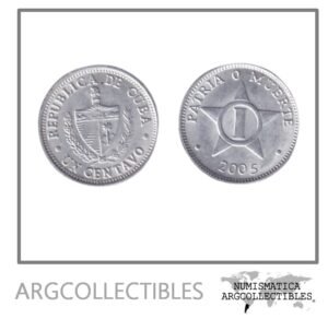 Cuba Moneda 1 Centavo 2005 Aluminio KM-33.3 UNC