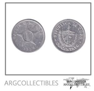 Cuba Moneda 1 Centavo 1998 Aluminio KM-33.3 UNC