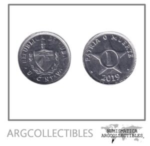 Cuba Moneda 1 Centavo 2019 Aluminio KM-33.3 UNC
