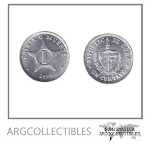 Cuba Moneda 1 Centavo 2008 Aluminio KM-33.3 UNC