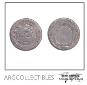 Costa Rica Moneda 50 Centimos 1923-1889 Plata 750 KM-159 VF+
