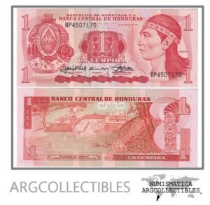 Honduras Billete 1 Lempira 1989 P-68c UNC