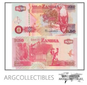Zambia Billete 50 Kwacha 2008 P-37g UNC