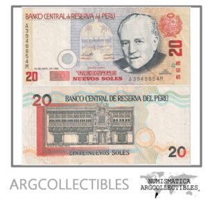 Peru Billete 20 Nuevos Soles 1996 P-164 XF
