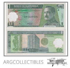 Guatemala Billete 1 Quetzal 2008 P-115a/ANG-185 UNC (Serie BB) (Polimero)