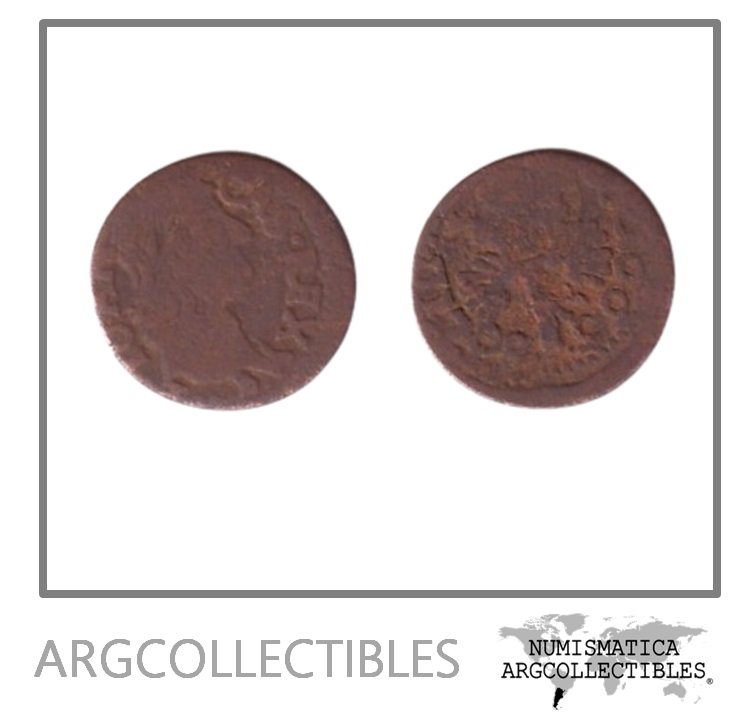 Polonia Moneda 1 Solido 1665 Juan II Casimiro Vasa Cobre KM-110 F+