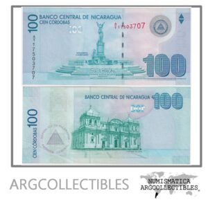 Nicaragua Billete 100 Cordobas 2007 P-204 AU