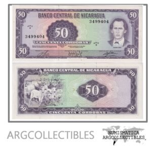 Nicaragua Billete 50 Cordobas 1978 P-130 AU