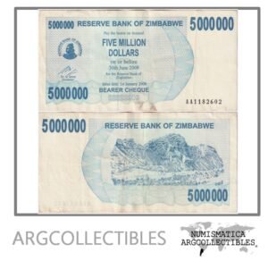 Zimbabwe Billete 5.000.000 Dolares 2008 P-54 VF