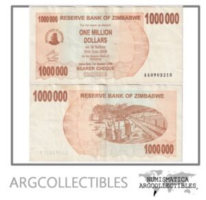 Zimbabwe Billete 1.000.000 Dolares 2008 P-53 XF