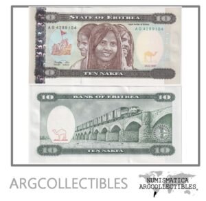 Eritrea Billete 10 Nakfa 1997 P-3 UNC