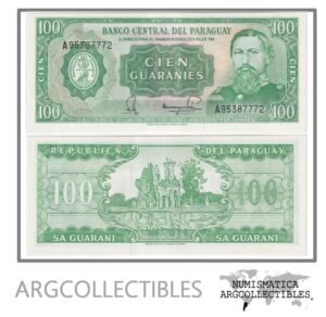 Paraguay Billete 100 Guaranies 1982 P-205(4) UNC (Firmas Silva-Paez)