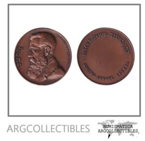Israel Unida Medalla 1922 Theodor Herzl Keren Hayesod Bronce