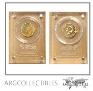 Costa Rica Moneda 25 Colones 2023 Laton Color Provincia de San Jose Proof