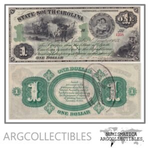Estados Unidos USA Billete 1 Dolar 1873 Cr.13 UNC (South Carolina)