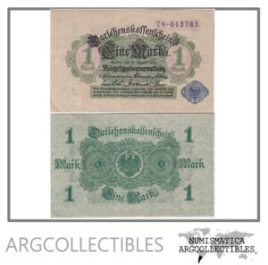Alemania Billete 1 Marco 1914 P-52 AU