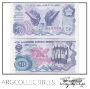 Yugoslavia Billete 50 Dinara 1990 P-101 UNC