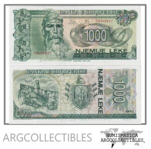 Albania Billete 1.000 Leke 1992 P-54 XF+