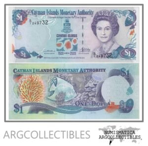Islas Caiman Billete 1 Dolar 2003 P-30 UNC (500 Aniversario)