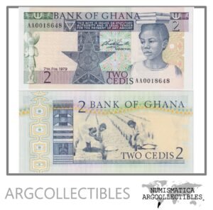 Ghana Billete 2 Cedis 1979 P-18a UNC