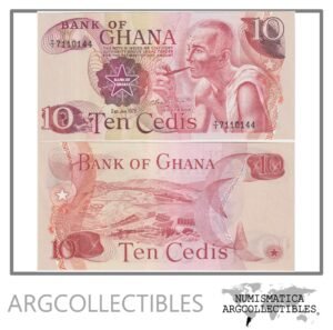 Ghana Billete 10 Cedis 1978 P-16f UNC