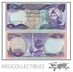 Irak Billete 10 Dinars 1982 P-71 UNC