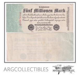 Alemania Billete 5.000.000 1923 Marcos P-95 XF