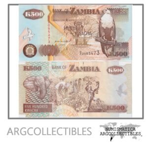 Zambia Billete 500 Kwacha 1992 P-39a XF