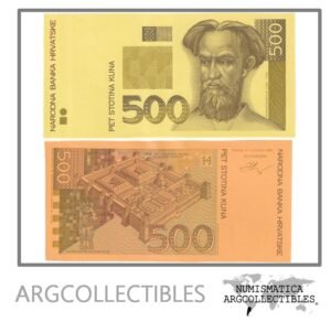 Croacia Billete 500 Kuna 1993 P-34 UNC (Proof Color)
