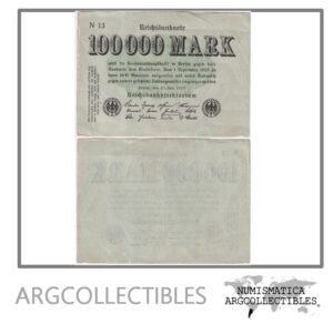 Alemania Billete 100.000 Marcos 1923 P-91a XF