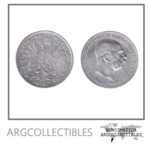 Austria Moneda 2 Coronas 1912 Rey Francisco Jose I Plata 835 KM-2821 XF