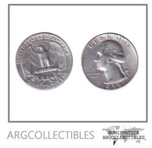 USA Moneda 1/4 Dolar 1959 Plata 900 KM-164 XF