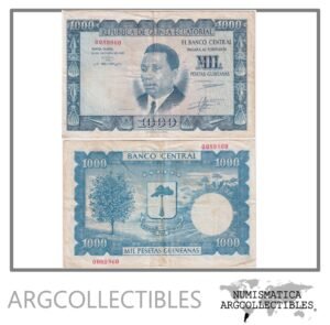 Guinea Ecuatorial Billete 1.000 Pesetas 1969 P-3 VF