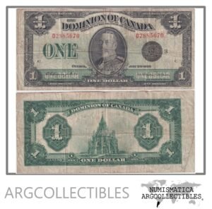 Canada Billete 1 Dolar 1923 P-33 VF-
