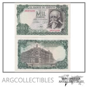 España Billete 1.000 Pesetas 1971 P-154 XF+ (Echegaray)