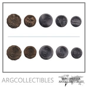 Samoa Set x 5 Monedas 0.10-0.20-0.50-1-2 Tala 2011 UNC